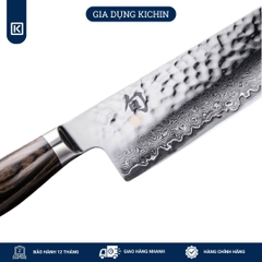 Dao bếp Nhật cao cấp Shun Premier Nakiri - Dao thái rau củ thép Damascuss 69 lớp TDM0742 (140mm)