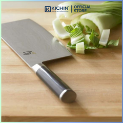 Dao bếp Nhật cao cấp Shun Classic Vegetable Cleaver - Dao thái rau củ thép Damascuss 69 lớp DM0712 (180mm)