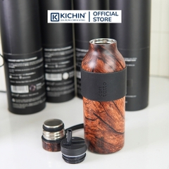 Bình giữ nhiệt inox 304 cao cấp Contatto 500ml giữ nóng giữ lạnh có ống hút