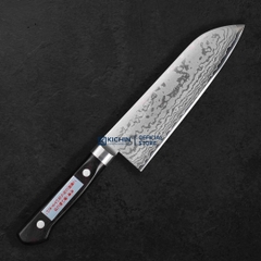 Dao Nhật Thủ Công Cao Cấp Miki Santoku Damascus Lõi Thép VG-10 (170mm)