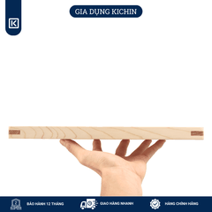 Thớt gỗ bách Nhật Hinoki cao cấp KATANA KTH03 - chữ nhật kích thước 20x280x400mm