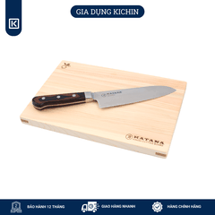 Thớt gỗ bách Nhật Hinoki cao cấp KATANA KTH03 - chữ nhật kích thước 20x280x400mm