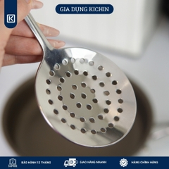 Muôi vớt thức ăn inox cao cấp Kai Nhật Bản siêu bền