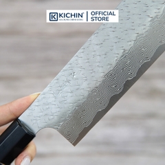 [LIMITED]Dao Đa Năng Nakiri Kiritsuke Nigara 180mm SPG STRIX Cán Gỗ Mun