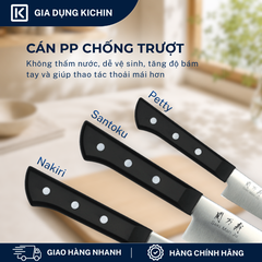 Bộ 3 dao Nhật cao cấp KAI Ấn Seki ManJu -  Thái đa năng - Rau củ - Gọt hoa quả MANJU-SET3