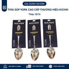 Combo 3 thìa súp cao cấp inox304 cao cấp thương hiệu Kichin