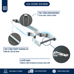 Nạo rau củ quả cao cấp thép không gỉ thương hiệu KICHIN - NK02