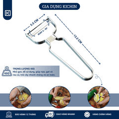 Nạo rau củ quả cao cấp thép không gỉ thương hiệu KICHIN - NK02
