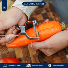 Combo kéo cắt đa năng + nạo rau củ cao cấp thương hiệu Kichin