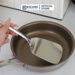 Xẻng inox cao cấp 304 không lỗ Kai Nhật Bản 33 cm
