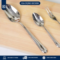 Combo 3 thìa súp cao cấp inox304 cao cấp thương hiệu Kichin
