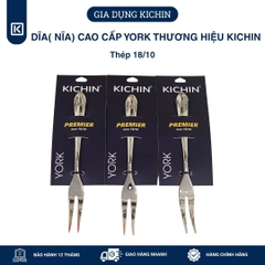 Dĩa( nĩa) cao cấp thép 18/10 dòng York thương hiệu Kichin