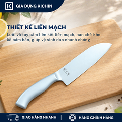 Dao thái đa năng Nhật cao cấp KAI Seki ManJu cán kim loại Santoku - 041BE0403 (165mm)