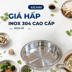 Giá hấp cao cấp thương hiệu KICHIN Inox 304 KGH-01