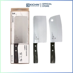 Dao chặt thịt, chặt xương Nhật cao cấp KAI Seki ManJu cán gỗ - 041BE0550 (170mm)