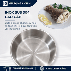 Bát hấp cao cấp thương hiệu KICHIN Inox 304 KBH-01