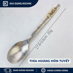 Thìa Titanium Nguyên Chất Cao Cấp KICHIN - Siêu Nhẹ, Hạn Chế Truyền Nhiệt, Bền, Chống Gỉ