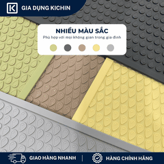 Thảm Silicone Thoát Nước Úp Bát Đĩa KICHIN Vân Giọt Nước - Chống Trượt, Ráo Nước Nhanh