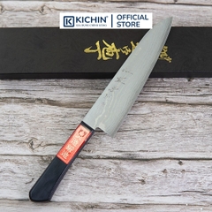 Dao Đa Năng Gyuto Shigehiro Besaku Damascus Thép VG10 180mm