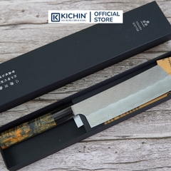 Dao Đa Năng Nakiri Kiritsuke Nigara 180mm Thép SPG STRIX (LIMITED)
