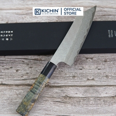 [LIMITED]Dao Đa Năng Kiritsuke Santoku Nigara 180mm Thép SPG STRIX
