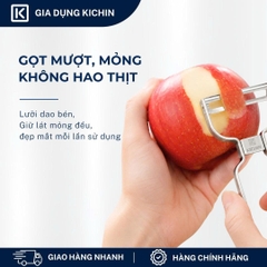 Combo 2 Nạo rau củ quả cao cấp thép không gỉ thương hiệu KICHIN - NK02