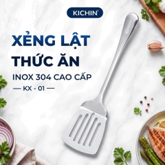 Xẻng lật thức ăn cao cấp inox 304 thương hiệu Kichin KX-01