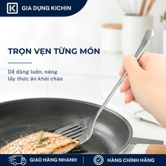 Xẻng lật thức ăn cao cấp inox 304 thương hiệu Kichin KX-01