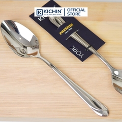 Combo 3 thìa súp cao cấp thép 18/10 dòng York thương hiệu Kichin