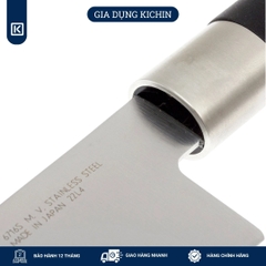 Dao thái đa năng Nhật Bản cao cấp KAI Wasabi Black Santoku - 6716S (165mm)