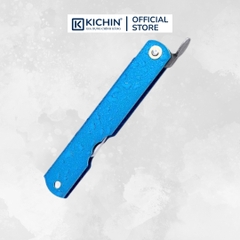 Dao Gấp Higonokami Aogami Steel Clad Mizushibuki Blue