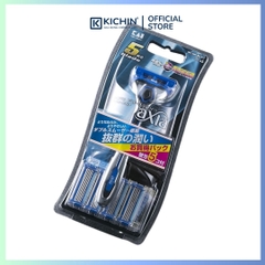 Dao cạo râu cao cấp Nhật axia+4 đầu thay