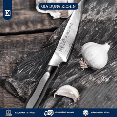 Dao bếp Nhật cao cấp Tojiro Flash Paring thép Damascus 63 lớp VG10 - Dao gọt hoa quả 100mm FF-PA100