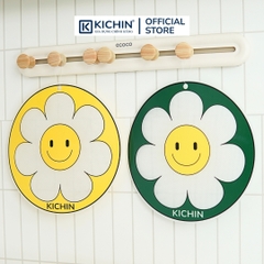 Miếng lót bếp từ Silicon vải sợi thủy tinh cao cấp dày 7mm cảm ứng từ, chịu nhiệt cao, chống trầy xước
