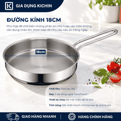 Chảo WMF Frying Pan D18cm Cromargan chất lượng cao hàng nội địa Đức