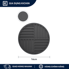 Miếng Lót Nồi Silicone Chịu Nhiệt KICHIN Hình Tròn - Chống Trượt, Cách Nhiệt, Bảo Vệ Mặt Bàn