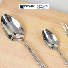 Combo 3 thìa súp cao cấp thép 18/10 dòng York thương hiệu Kichin