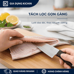 Dao bếp cao cấp KAI Ấn Seki ManJu Chef - Dao thái thịt cá BE0580 (180mm)