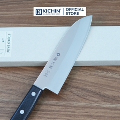Dao bếp Nhật cao cấp TOJIRO BASIC Santoku thép VG10 - Dao thái đa năng 170mm F-316