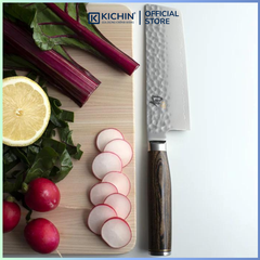 Dao bếp Nhật cao cấp Shun Premier Nakiri - Dao thái rau củ thép Damascuss 69 lớp TDM0742 (140mm)