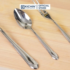Combo 3 thìa súp cao cấp thép 18/10 dòng York thương hiệu Kichin