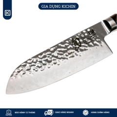 Dao bếp Nhật cao cấp Shun Premier Santoku - Dao thái đa năng thép Damascus TDM0702 (178mm)