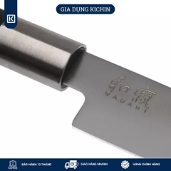 Dao thái đa dụng Nhật Bản cao cấp KAI Wasabi Black Utility - 6715U (150mm)