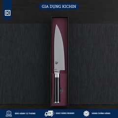 Dao bếp Nhật cao cấp KAI Shun Classic Chef - Dao thái thịt cá thép Damascus 69 lớp DM0706 (200mm)