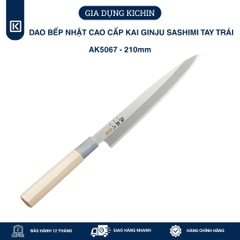 Dao bếp Nhật cao cấp KAI Ginju Sashimi - Dao Sashimi tay trái AK5067 (210mm)