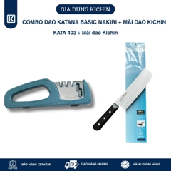 Combo Dao Katana Basic Nakiri + Mài dao Kichin