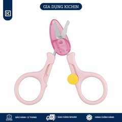 Kéo cắt móng tay cao cấp Nhật trẻ em KAI KF0113 (màu hồng)