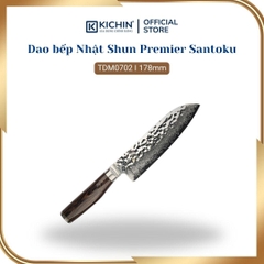 Dao bếp Nhật cao cấp Shun Premier Santoku - Dao thái đa năng thép Damascus TDM0702 (178mm)
