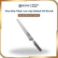Dao bếp Nhật cao cấp Global G9 Bread - Dao cắt bánh mỳ (220mm)