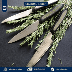 Dao bếp Nhật cao cấp Tojiro Flash Paring thép Damascus 63 lớp VG10 - Dao gọt hoa quả 100mm FF-PA100